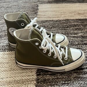 Converse Chuck 70 Hi "Vintage Canvas" Dark Moss/Egret M4.5/W6.5